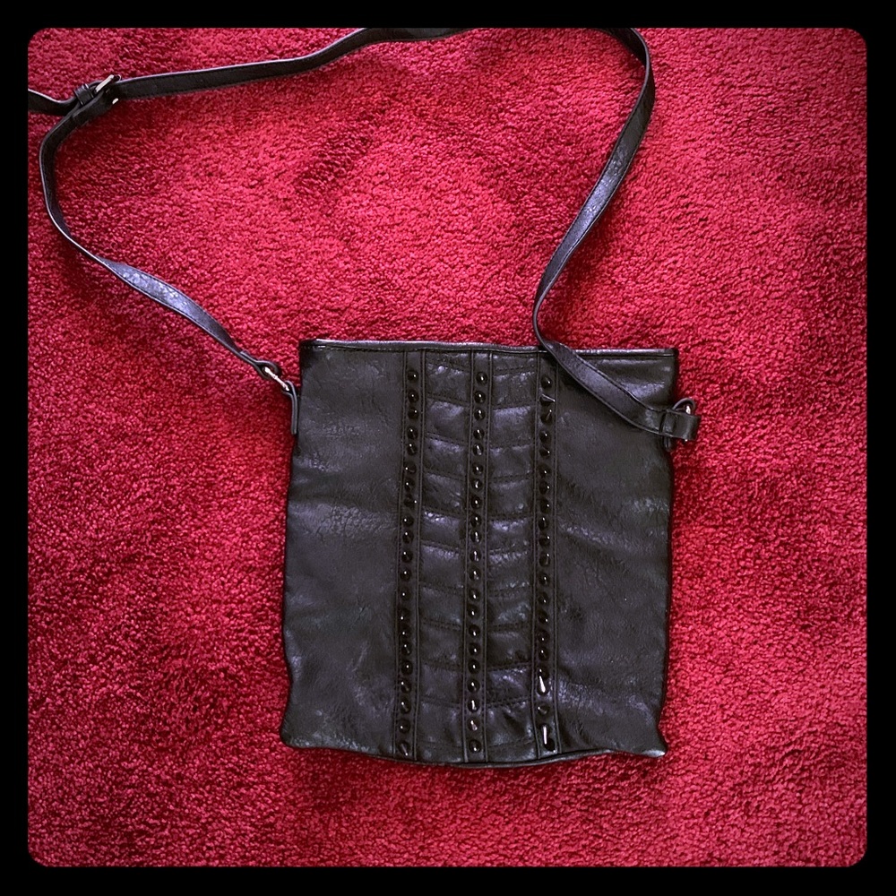 Leather cross over bag